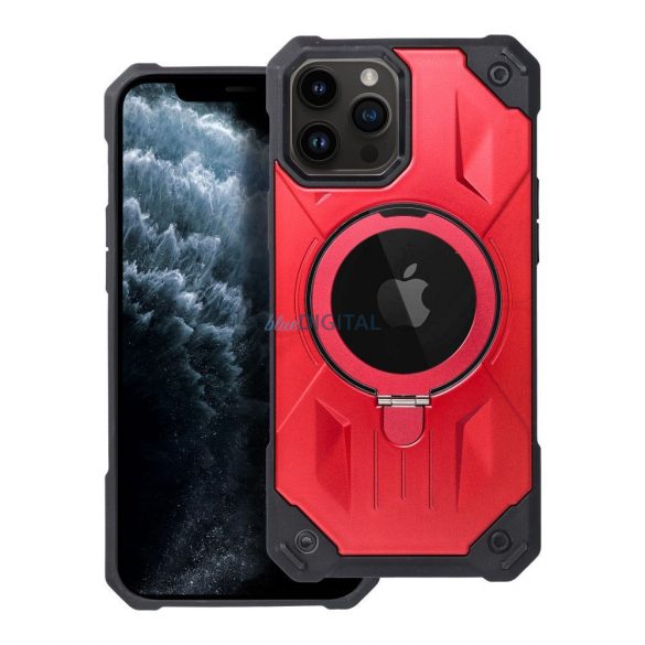 Husa Armor Mag Cover compatibila cu MagSafe pentru IPHONE 11 PRO MAX rosie