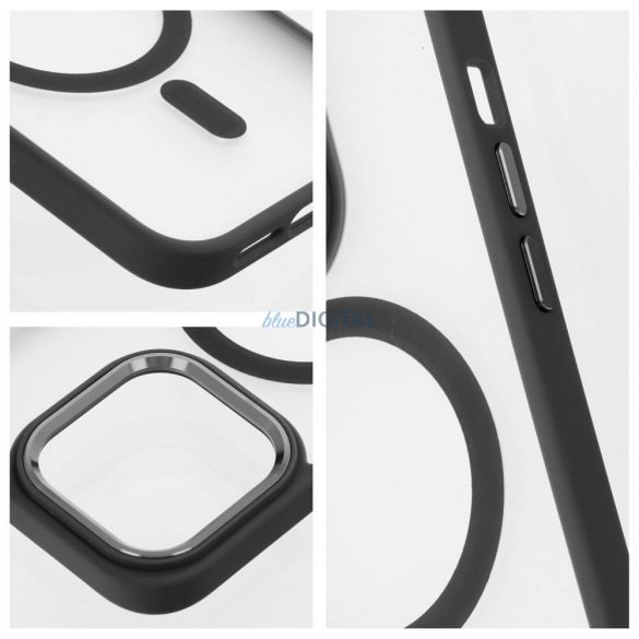 Husă Matte Mag Cover compatibilă cu MagSafe pentru IPHONE 11 neagră