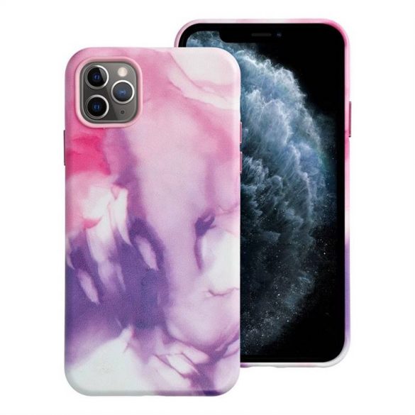 Husă din piele pentru magazin pentru IPHONE 11 PRO MAX violet splash