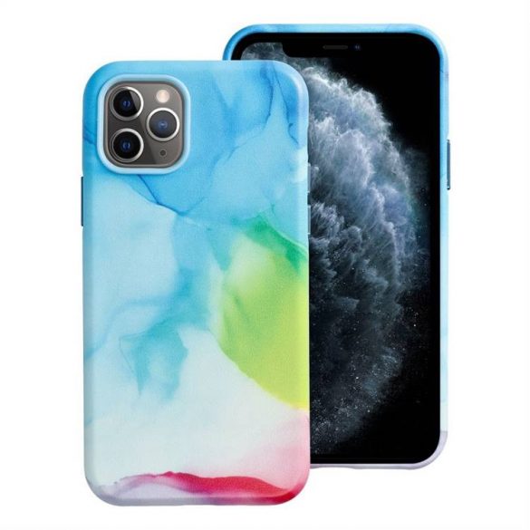 Husă din piele pentru stropire de culoare pentru IPHONE 11 PRO