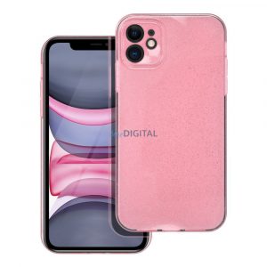 CAZĂ CLEAR 2mm BLINK pentru IPHONE 11 roz