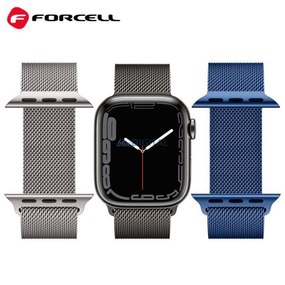 FORCELL F-DESIGN FA03 curea pentru Apple Watch 38/40/41mm albastru