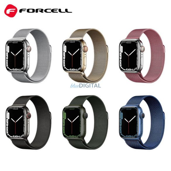 FORCELL F-DESIGN FA03 curea pentru Apple Watch 38/40/41mm albastru