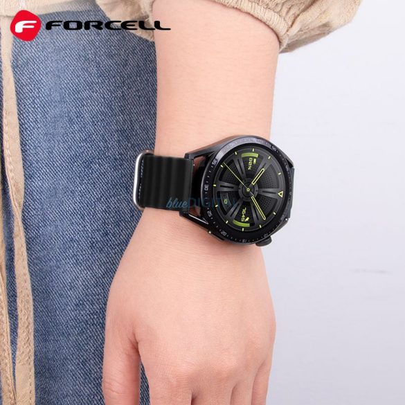 FORCELL F-DESIGN FS01 curea pentru Samsung Watch 20mm negru