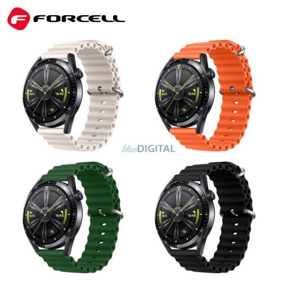 FORCELL F-DESIGN FS01 curea pentru Samsung Watch 20mm negru