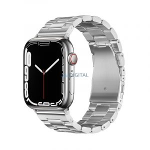 Curea FORCELL F-DESIGN FA10 pentru Apple Watch 38/40/41mm argintiu