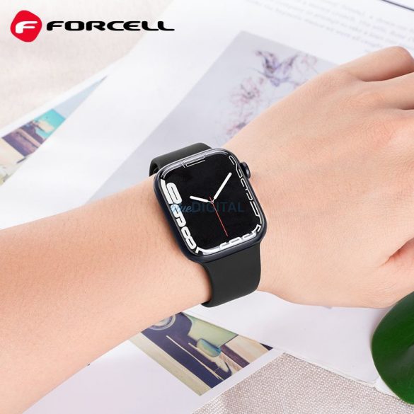 Curea FORCELL F-DESIGN FA01 pentru Apple Watch 38/40/41mm negru