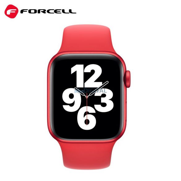 Curea FORCELL F-DESIGN FA01 pentru Apple Watch 38/40/41mm roșu