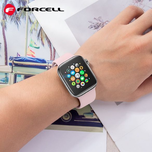 Curea FORCELL F-DESIGN FA01 pentru Apple Watch 38/40/41mm nisip pulbere