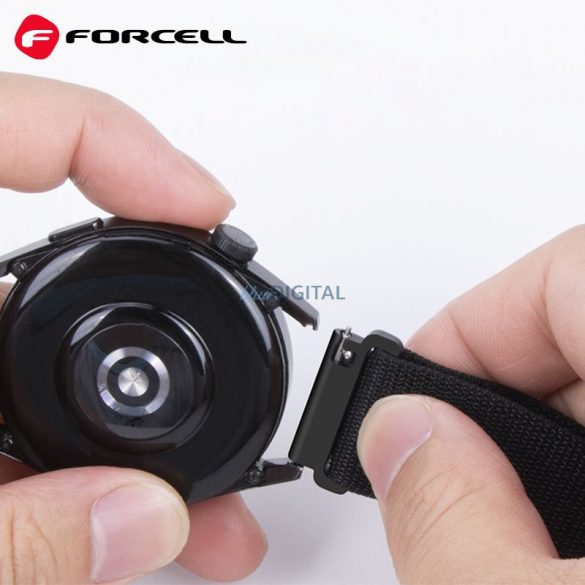 FORCELL F-DESIGN FS05 curea pentru Samsung Watch 20mm negru