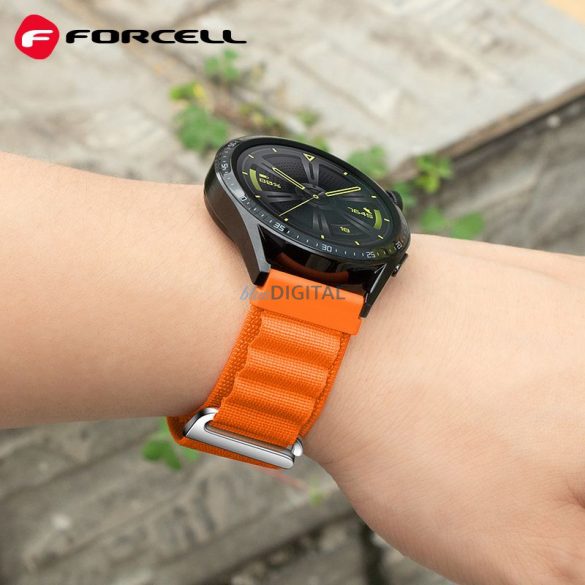 FORCELL F-DESIGN FS05 curea pentru Samsung Watch 20mm portocaliu