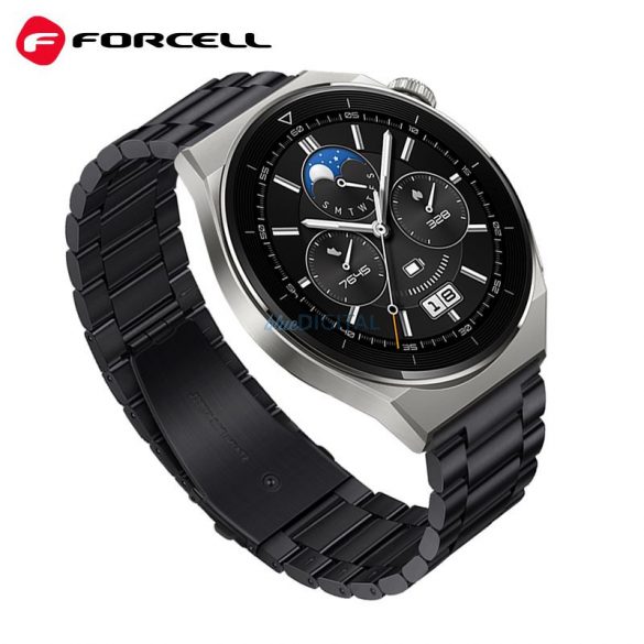 Curea FORCELL F-DESIGN FS06 pentru ceas Samsung 20mm negru