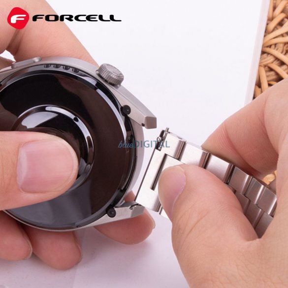 Curea FORCELL F-DESIGN FS06 pentru Samsung Watch 20mm argintiu