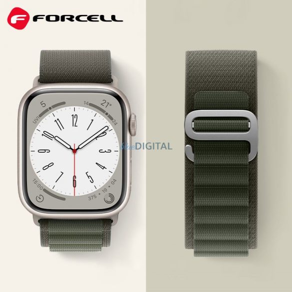 Curea FORCELL F-DESIGN FA13 pentru Apple Watch 38/40/41mm verde