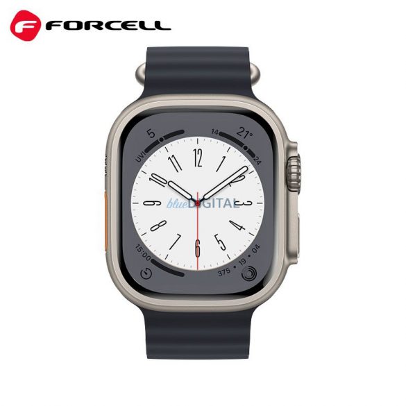 Curea FORCELL F-DESIGN FA12 pentru Apple Watch 38/40/41mm negru