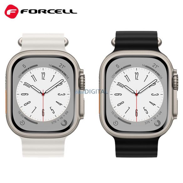 Curea FORCELL F-DESIGN FA12 pentru Apple Watch 38/40/41mm negru