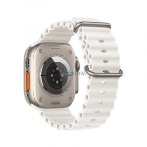 Curea FORCELL F-DESIGN FA12 pentru Apple Watch 38/40/41mm alb