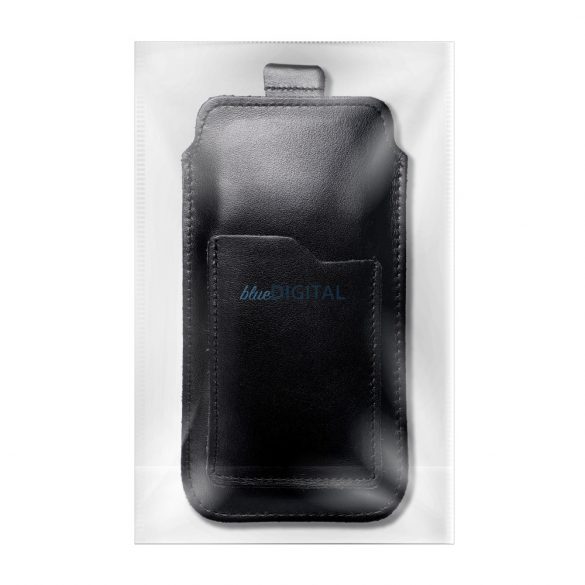 ROYAL - Buzunar universal din piele / negru - Marimea 3XL - HUAWEI MATE 20X