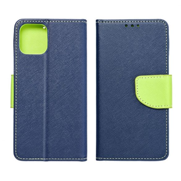 Husa Fancy Book pentru REALME C55 navy / lime