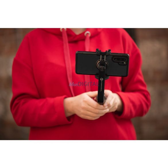 Trepied pentru selfie stick FORCELL F-GRIP S70M cu telecomandă