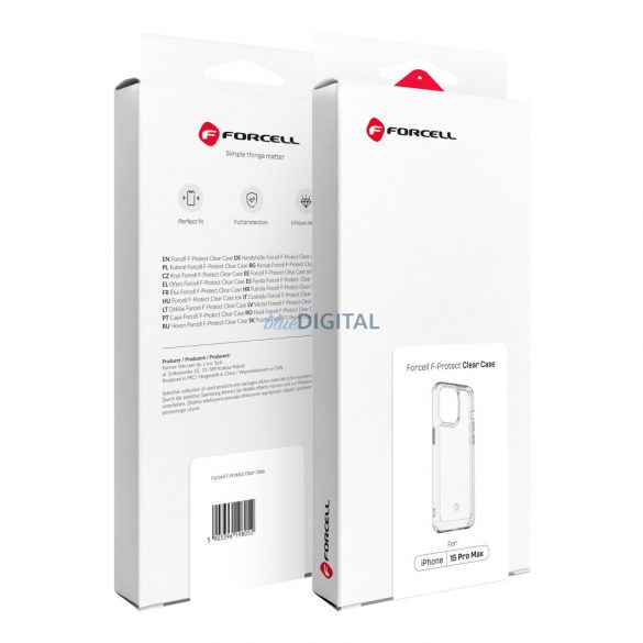 Husa transparenta FORCELL F-PROTECT pentru IPHONE 13 transparenta