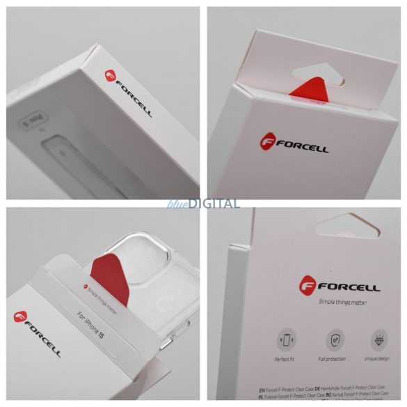 Husa transparenta FORCELL F-PROTECT pentru IPHONE 13 transparenta