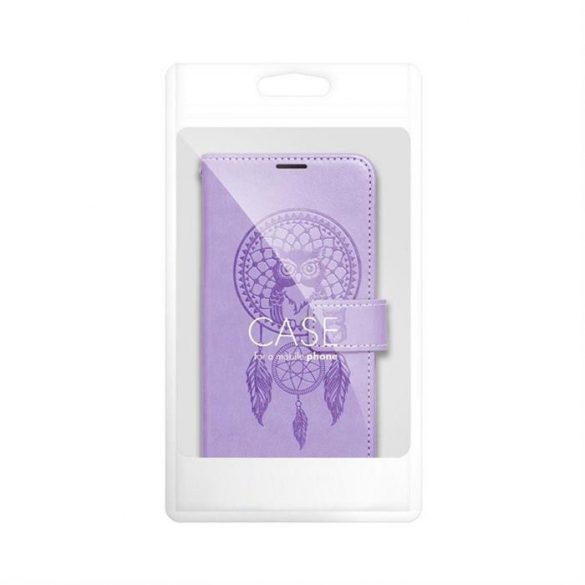 MEZZO Husă carte pentru XIAOMI Redmi 12 4G / 12 5G Dreamcatcher violet