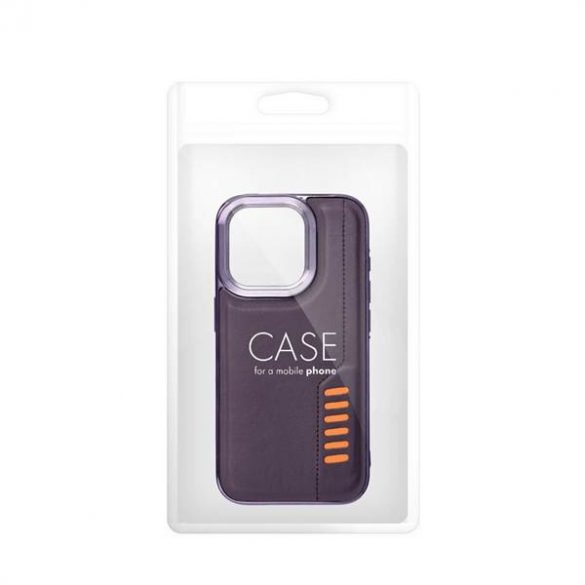 Husa MILANO pentru IPHONE 15 violet inchis