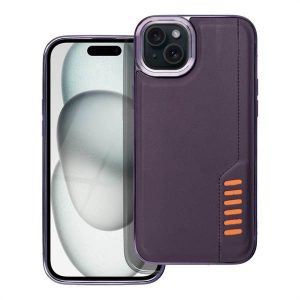 Husa MILANO pentru IPHONE 15 Plus violet inchis