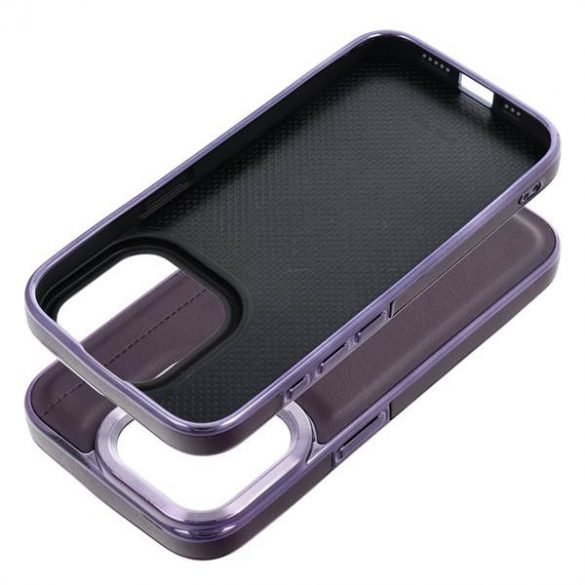 Husa MILANO pentru IPHONE 15 Pro violet inchis