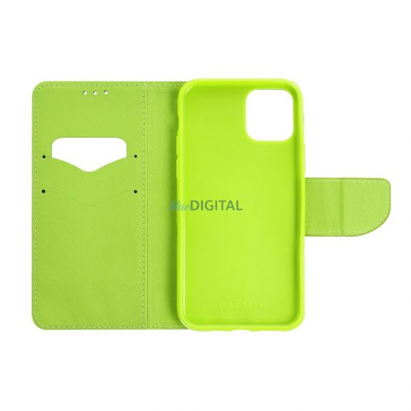 Husa Fancy Book pentru SAMSUNG S23 FE navy / lime