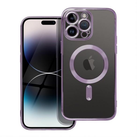 Electro Mag Husă husă compatibil cu MagSafe pentru IPHONE 15 PRO MAX Deep violet