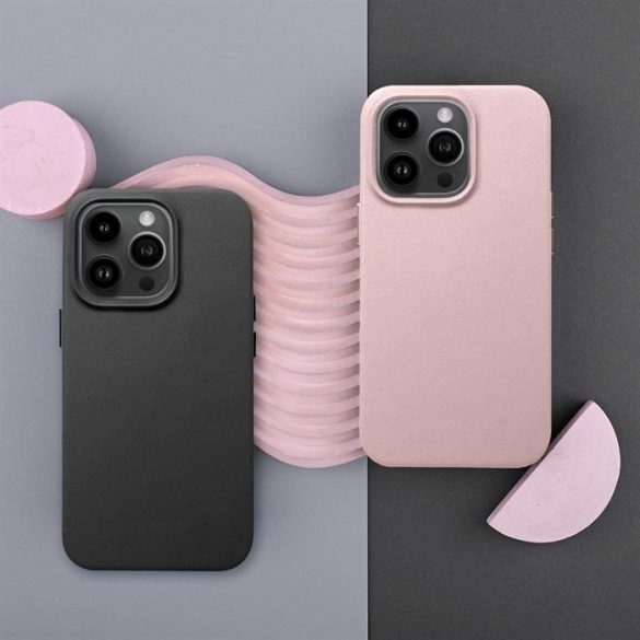 Husă Mag din piele pentru IPHONE 15 PLUS negru