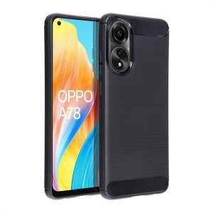 Husa CARBON pentru OPPO A78 4G neagra