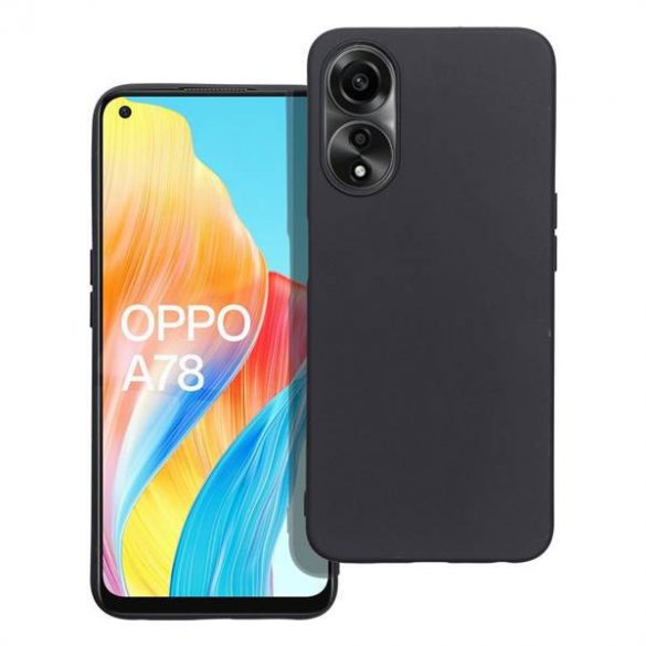 Husa MATT pentru OPPO A78 4G neagra