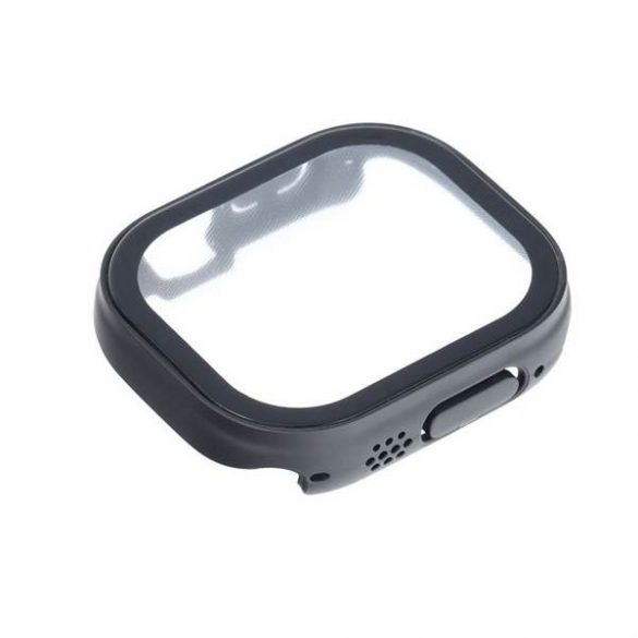 Husă Bestsuit cu sticlă hibridă pentru Apple Watch Ultra/Ultra 2 49 mm - neagră