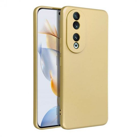 Husă METALICĂ pentru HONOR 90 5G auriu