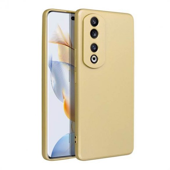 Husă METALIC pentru HONOR 90 PRO 5G auriu