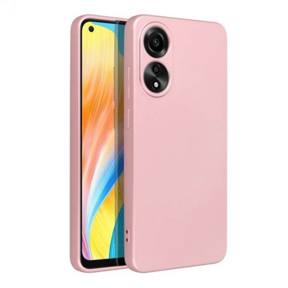 Husa METALICA pentru OPPO A78 4G roz