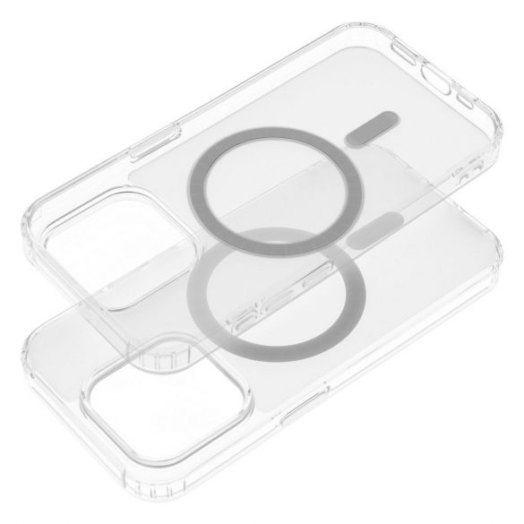 Husa FROST MAG COVER compatibila cu MagSafe pentru IPHONE 14 Plus transparenta