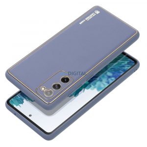 Husă din piele pentru SAMSUNG Galaxy S24 albastru