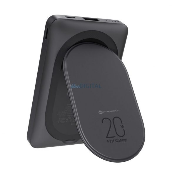 Powerbank FORCELL F-Energy MagStand F10K2 10 000mAh 20W compatibil cu MagSafe negru