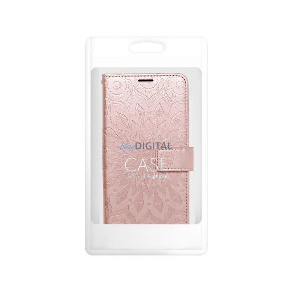 MEZZO Husa carte pentru SAMSUNG S24 Ultra mandala rose gold