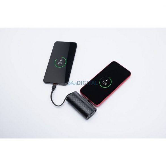 FORCELL Powerbank F-Energy Priza de alimentare F5K3 5 000mAh pentru Lightning 8-PIN PD 20W negru