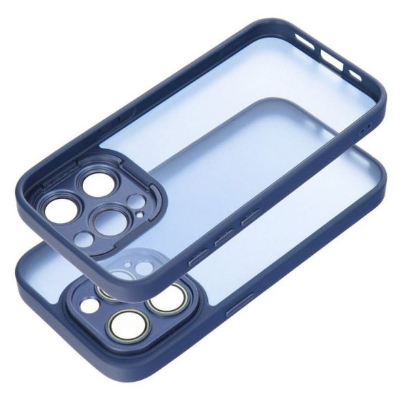 Husa VARIETE + protectie camera pentru IPHONE 15 bleumarin