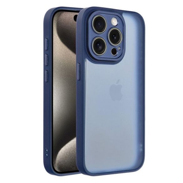 Husa VARIETE + protectie camera pentru IPHONE 15 bleumarin