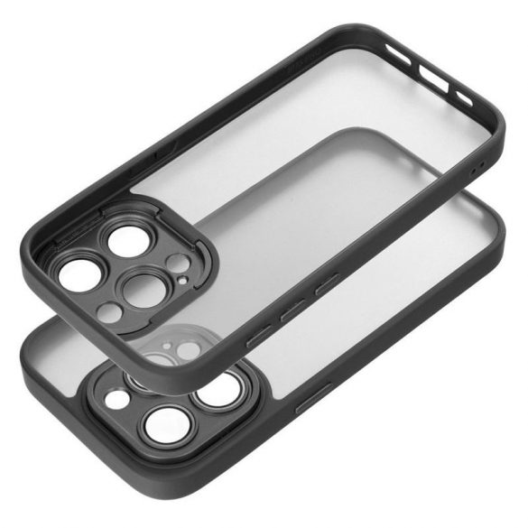 VARIETE + cameră de protecție Husă pentru IPHONE 15 Pro negru