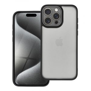 Husa VARIETE + protectie camera pentru IPHONE 15 Pro Max neagra