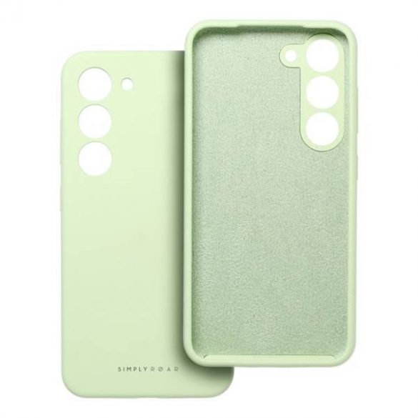 Husă Roar Cloud-Skin - pentru Samsung Galaxy S24 5G Verde deschis