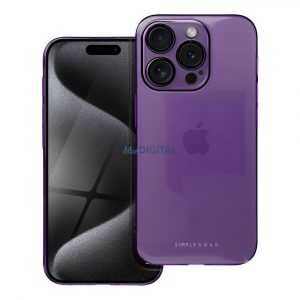 Husa Roar Pure Simple Fit - pentru iPhone 15 violet